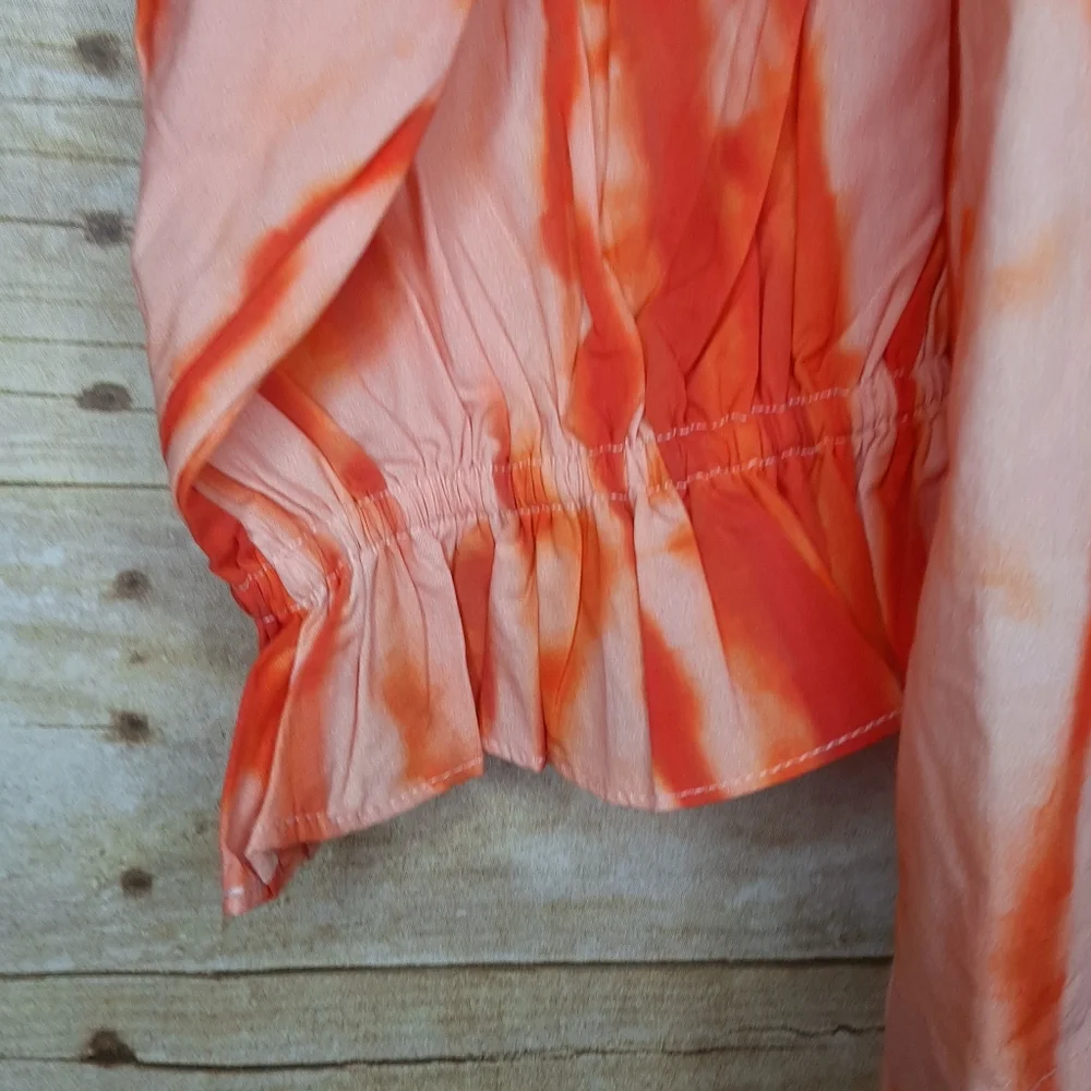 Samant Chauhan Anthropologie Tie Dye Blouse, XL - Picture 3 of 5